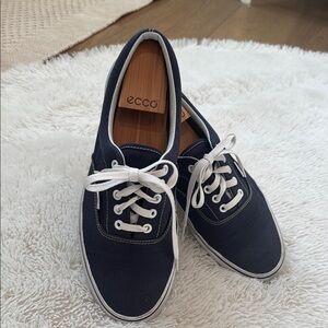 Vans Blue Canvas Sneakers